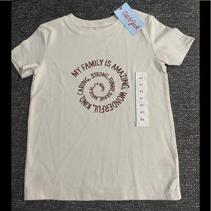 Cat & Jack family tee shirt